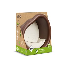 Elho Vogelvoederhuis - Organic Bird Feeder - Bruin