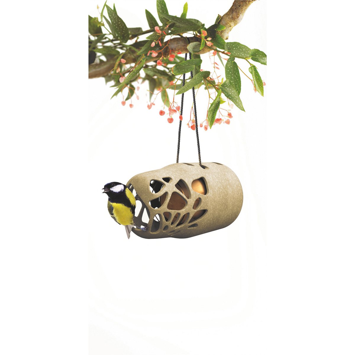 Singing Friend Hello Esmee Vogelvoeder - Voor Vogelpindakaas & Vetbollen - Beige - Afbeelding 2