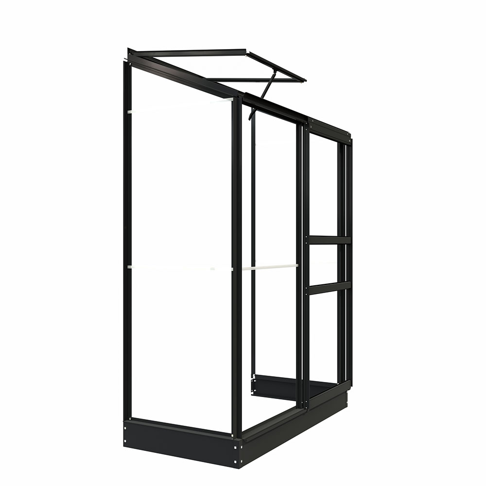 Royal Well Muurkas Emma I – Kweekkas voor Balkon & Terras - Zwart - Afbeelding 6