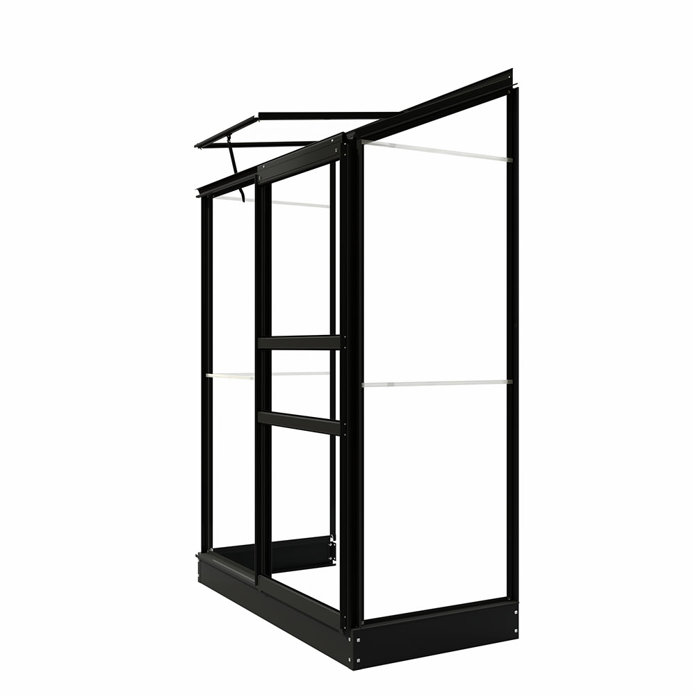 Royal Well Muurkas Emma I – Kweekkas voor Balkon & Terras - Zwart - Afbeelding 5
