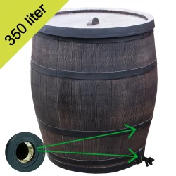 Roto Regenton Houtlook Bruin 360 liter