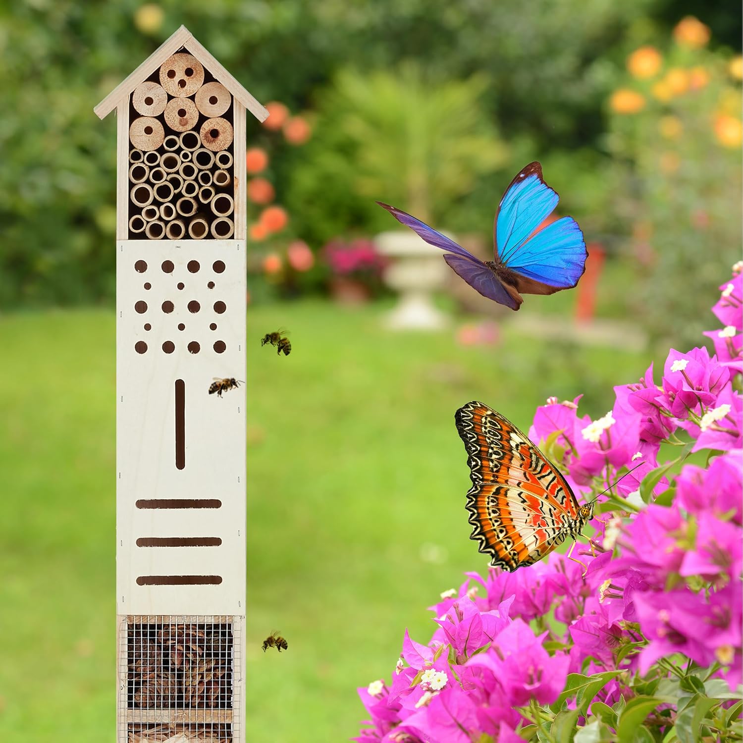 Bûten Insectenhotel op paal - Afbeelding 2