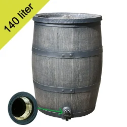 Roto Regenton Houtlook Bruin 120 liter