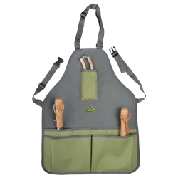 Esschert Design Tuingereedschapsschort - Grijs/Groen