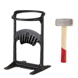 Kindling Cracker King XL Houtklover + Moker - Gietijzer - Zwart