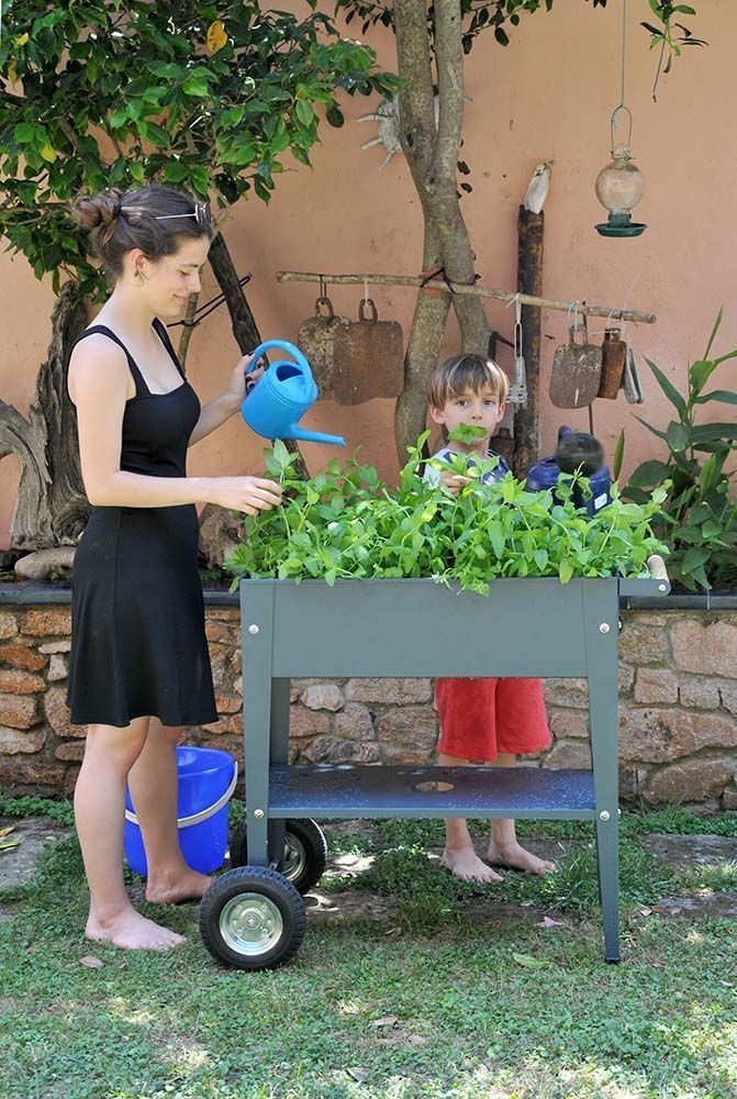 Planttafel Urban Trolley Antraciet - Afbeelding 5