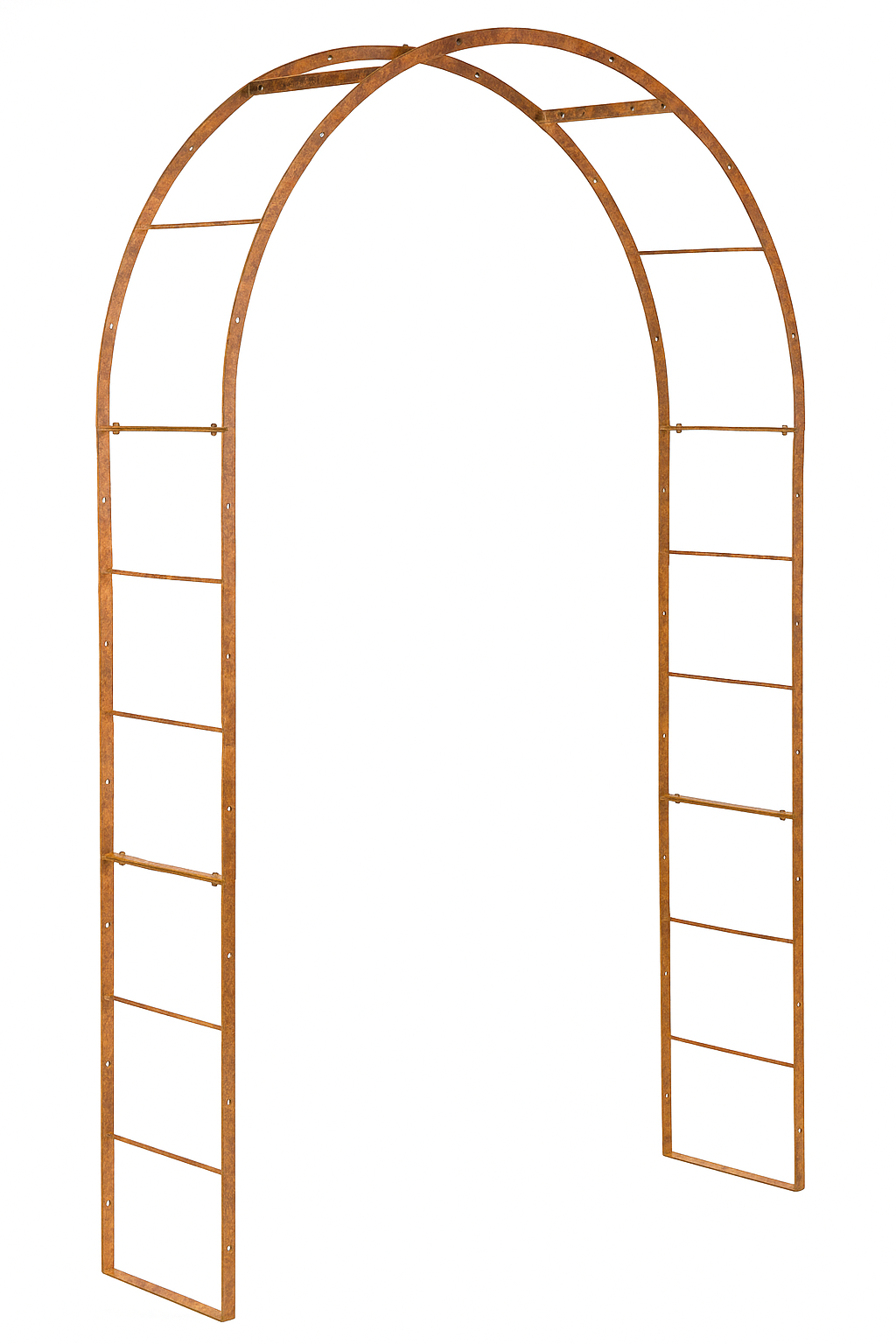 Peacock Rozenboog - Klimboog voor Rozen en Klimplanten - Roest 230 x 150 cm